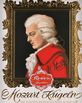 Reber Mozart W. Amadeus Mozart - Шоколадный набор Ребел Моцарт В. Амадей Моцарт 240 г