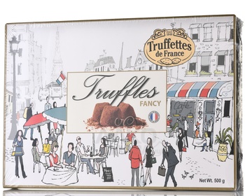 Truffettes de France Truffes Fancy Paris - конфеты Труффеттес де Франс Трюфели Фэнси Париж 500 гр