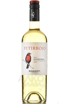Bisquertt Petirrojo Private Reserve Sauvignon Blanc - вино Бискертт Петиррохо Прайвит Резерв Совиньон Блан 0.75 л белое сухое