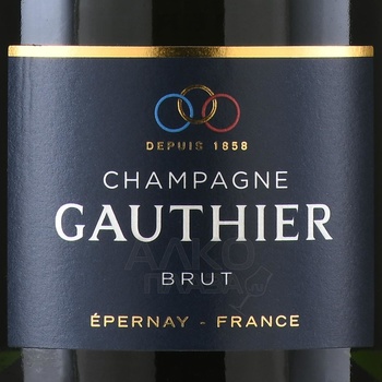 Gauthier Brut - шампанское Готье Брют 0.75 л белое брют