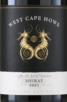 West Cape Howe Shiraz - вино Вест Кейп Хоу Шираз 0.75 л красное сухое