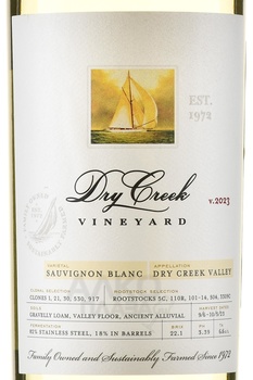 Dry Creek Vineyard Sauvignon Blanc - вино Драй Крик Совиньон Блан 0.75 л