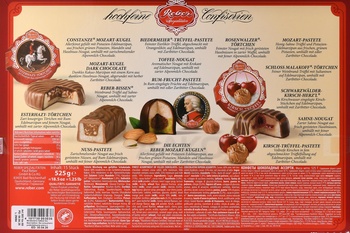 Шоколадный набор Ребер Моцарт в п/у 525 гр