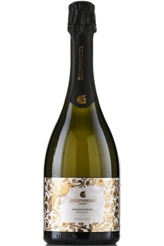 Вино игристое Ведерниковъ Резерв Сибирьковый 0.75 л белое экстра брют