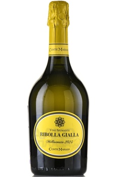 Conte Marani Ribolla Gialla Spumante Millesimato - вино игристое Конте Марани Риболла Джалла Спуманте Миллезимато 0.75 л белое брют