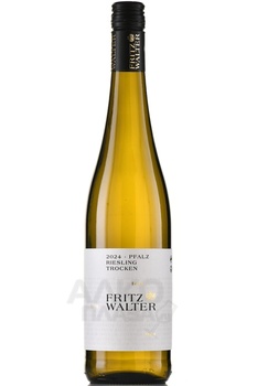 Fritz Walter Riesling - вино Фриц Вальтер Рислинг 0.75 л белое сухое