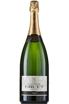 Gruet Selection - шампанское Грюэ Селексьон 1.5 л белое брют
