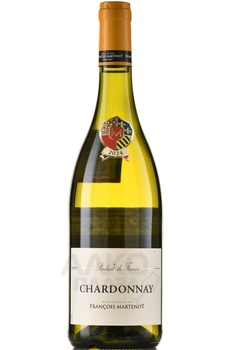 Francois Martenot Chardonnay - вино Франсуа Мартено Шардоне 0.75 л белое сухое
