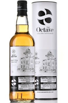 Duncan Taylor Spirit Manifest The Octave Dalmunach 8 Years Old - виски Дункан Тейлор Спирит Манифест Октав Далмунак 8 лет 0.7 л в тубе