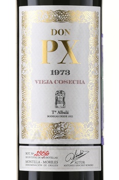 Sherry Toro Albala Don PX Seleccion Montilla-Moriles 1973 - херес Дон РХ Педро Хименес Селексьон 1973 год 0.75 л