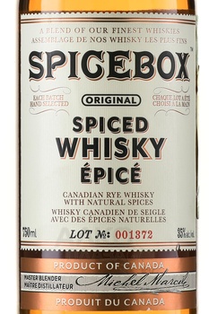 Spicebox - виски Спикебокс 0.75 л