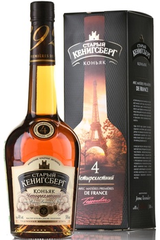 Коньяк Старый Кенигсберг 4 года 0.5 л в п/у