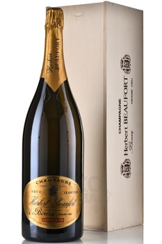 Herbert Beaufort Carte Or Bouzy Grand Cru - шампанское Эрбер Бофор Карт Ор Бузи Гран Крю 3 л белое брют в д/у