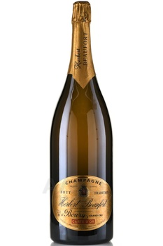 Herbert Beaufort Carte Or Bouzy Grand Cru - шампанское Эрбер Бофор Карт Ор Бузи Гран Крю 3 л белое брют в д/у