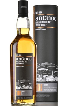 AnCnoc 10 Years Old - виски АнНок Смоки 10 лет 0.7 л в тубе