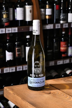 Petes Pure Sauvignon Blanc - вино Питс Пур Совиньон Блан 2020 год 0.75 л белое полусухое