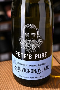 Petes Pure Sauvignon Blanc - вино Питс Пур Совиньон Блан 2020 год 0.75 л белое полусухое