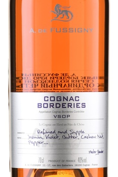 A.de Fussigny Borderies Collection Cognac - А.де Фуссиньи Бордери Крю дю Коньяк Коллексьон 0.7 л