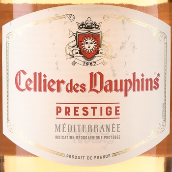 Mediterranee Cellier des Dauphins Prestige - вино Медитерране Селье де Дофен Престиж 0.25 л розовое сухое