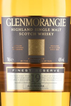 Glenmorange 19 years - виски Гленморанджи 19 лет 0.7 л в п/у