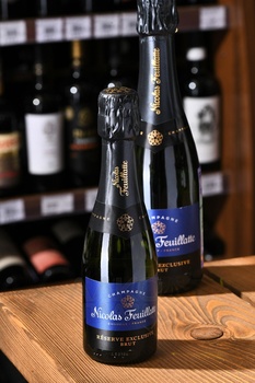 Nicolas Feuillatte Brut Reserve Exclusive - шампанское Николя Фейатт Брют Резерв Эксклюзив 0.2 л белое брют