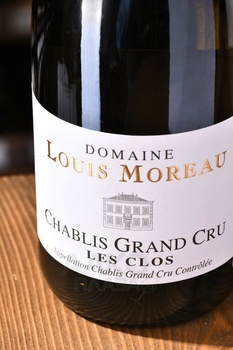 Domaine Louis Moreau Chablis Grand Cru Les Clos - вино Домен Луи Моро Шабли Гран Крю Ле Кло 2020г. 0.75 л белое сухое