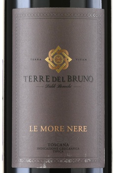 Terre del Bruno Le More Nere Toscana IGT - вино Терре дель Бруно Ле Море Нере Тоскана 1.5 л красное сухое в д/у