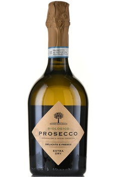 Mondo Biologico Prosecco - вино игристое Мондо Просекко Биолоджико 0.75 л белое экстра драй