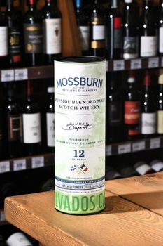 Mossburn Dupont Calvados Cask Finish 12 Year Old - виски Моссберн Кальвадос Дюпонт Каск Финиш 12 лет 0.7 л в тубе