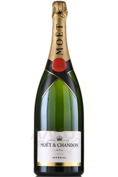 Moet & Chandon Brut Imperial - шампанское Моет и Шандон Брют Империаль 1.5 л белое брют в п/у