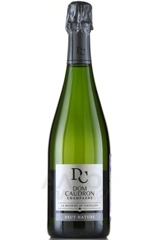 Dom Caudron Brut Nature Champagne - шампанское Дом Кодрон Брют Натюр 0.75 л белое брют натюр
