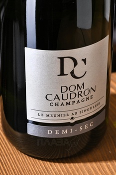 Dom Caudron Demi-Sec Champagne - шампанское Дом Кодрон Деми Сек 0.75 л белое полусухое
