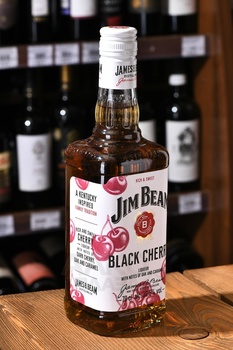 Jim Beam Black Cherry - виски Джим Бим Блэк Черри 0.7 л