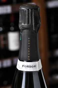 Champagne Ponson Premier Cru - шампанское Шампань Понсон Премьер Крю 0.75 л белое экстра брют