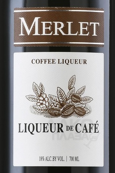 Merlet Coffee - ликер Мерле Кофейный 0.7 л