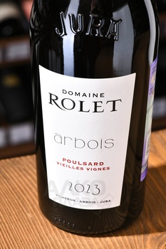 Domaine Rolet, Poulsard Vieilles Vignes Arbois AOC - вино Домен Роле Арбуа АОС Пульсар Вьей Винь 0.75 л красное сухое