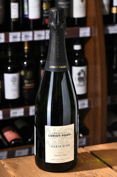 Champagne Loriot-Pagel Carte d’Or - шампанское Шампань Лорио-Пажель Карт д’Ор 2019 год 0.75 л белое брют