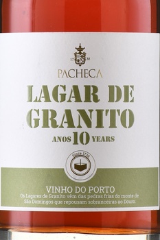 Pacheca Lagar de Granito Porto 10 Anos - портвейн Пачека Лагар де Гранито Порто 10 лет 0.75 л красный сладкий в тубе