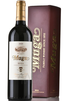 Muga Reserva - вино Муга Резерва 0.75 л красное сухое в п/у