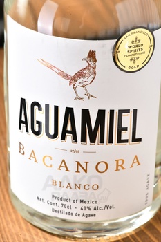 Aguamiel Bacanora Blanco - мескаль Агуамиэль Баканора Бланко 0.7 л