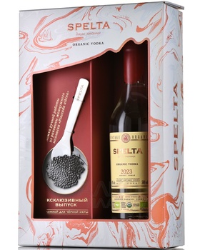 Водка Спельта 0.5 л в п/у + ложка для икры