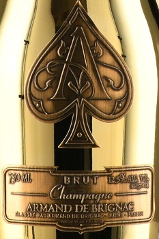 Armand de Brignac Brut gift box - шампанское Арман де Бриньяк Брют 0.75 л в п/у