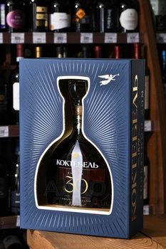 Коньяк Российский ОС Коктебель 30 лет 0.7 л в п/у