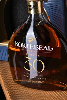 Коньяк Российский ОС Коктебель 30 лет 0.7 л в п/у