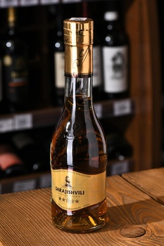 Sarajishvili 5 stars - коньяк Сараджишвили 5 звезд 0.2 л