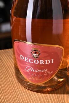 Decordi Prosecco Rose - вино игристое Декорди Просекко Розе 0.75 л брют розовое