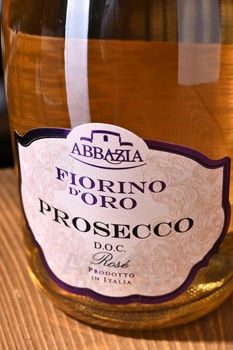 Fiorino d’Oro Prosecco Rose Spumante - вино игристое Фиорино д’Оро Просекко Розе Спуманте 0.75 л сухое розовое