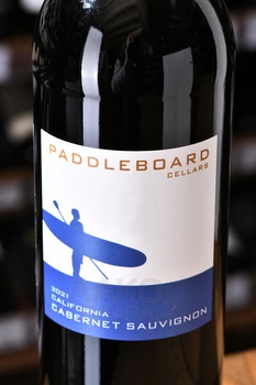 Paddleboard Cellars Cabernet Sauvignon - вино Пэдлборд Селлар Каберне Совиньон 2020 год 0.75 л красное сухое