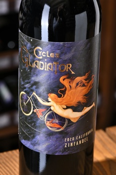 Cycles Gladiator Zinfandel - вино Сайклс Гладиатор Зинфандель 2020 год 0.75 л красное сухое