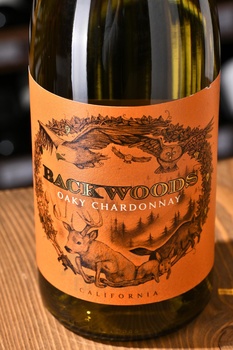 Backwoods Chardonnay California - вино Бэквудс Шардоне Калифорния 2022 год 0.75 л белое сухое